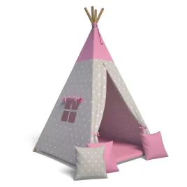 namiot-tipi-wigwam-3-szt-poduszka-mata-kolor-rozowy-1