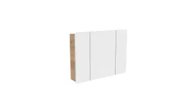 szafka-lazienkowa-z-lustrem-100-cm-3-drzwiowa-dab-biala-nowoczesna