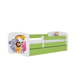 lozko-babydreams-zielone-zoo-bez-szuflady-bez-materaca-140-70
