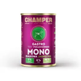 mokra-karma-dla-psa-champer-gastro-monobialkowa-jagniecina-400g