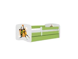 lozko-babydreams-zielone-koszykowka-z-szuflada-materac-lateks-180-80