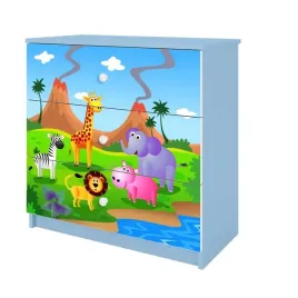 komoda-babydreams-niebieska-safari-3-szuflady-dziecieca-bajkowa