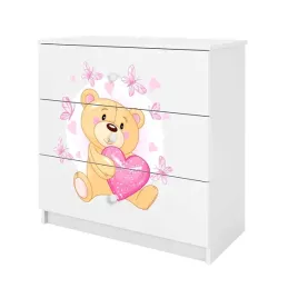 komoda-babydreams-biala-mis-motylki-3-szuflady-dziecieca