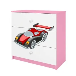 komoda-babydreams-rozowa-auto-wyscigowe-3-szuflady-dziecieca