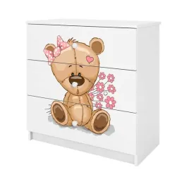 komoda-babydreams-biala-mis-kwiatki-3-szuflady-dziecieca