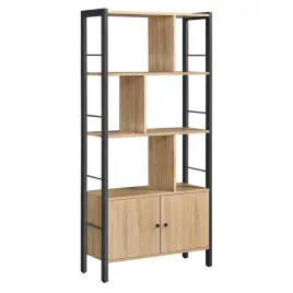 nowoczesnosc-czarny-regal-sonoma-lbc022b11-styl-i-funkcjonalnosc