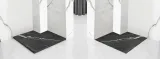 brodzik-bazalt-carrara-black-90x90-stan-nowy-srednica-odplywu-90-mm