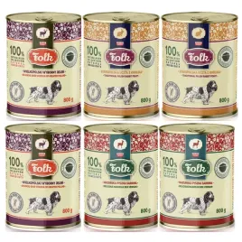 karma-mokra-dla-psa-folk-mix-smakow-krolik-sarna-jelen-zestaw-6x800g