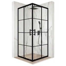 kabina-prysznicowa-80x80cm-drzwi-przesuwne-czarna-szklo-esg-6mm-powloka