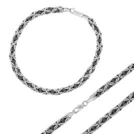 bransoletka-bizantyna-srebro-925-splot-krolewski-prezent-21-cm-x-45-mm