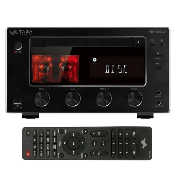 Wzmacniacz Hybrydowy TAGA Bluetooth USB DAB FM 2X90W