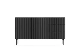 komoda-147-cm-czarny-mat-fronty-3d-nowoczesna-szafka-2d3s-elegancja