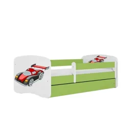 lozko-babydreams-zielone-auto-wyscigowe-bez-szuflady-bez-materaca-140-70