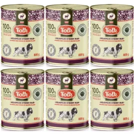 karma-mokra-dla-psa-folk-wielkopolski-wyborny-jelen-zestaw-6x800g