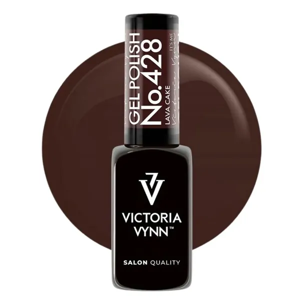 Victoria Vynn lakier hybrydowy 428 Lava Cake intensywny brąz 8ml