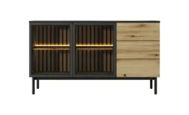 komoda-dab-evoke-czarny-z-lamelami-led-150-cm-nowoczesny-styl