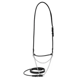 oglowie-prezenterskie-dla-konia-start-helios-skorzane-czarne-cob