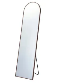 lustro-stojace-luk-metalowa-rama-brazowa-duze-40x150-cm