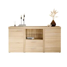 komoda-dab-sonoma-trzydrzwiowa-z-szufladami-led-972x82x403-cm-oktawia