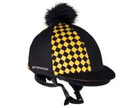 czapeczka-na-kask-toczek-jezdziecki-qhp-omaha-czarna-zolta