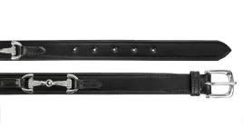 pasek-do-spodni-equestrian-queen-bits-skorzany-czarny-95-cm