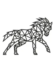 ozdoba-scienna-metalowa-decormetal-geometric-horse-30cm