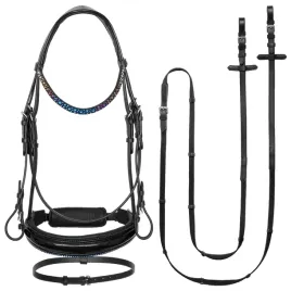 oglowie-dla-konia-equestrian-queen-dione-teczowe-krysztalki-czarne-cob