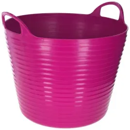 zlob-miska-wiadro-dla-konia-z-miekkiego-tworzywa-kerbl-flexbag-28l-rozowy