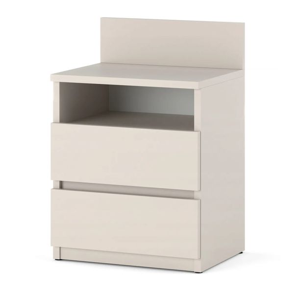 SZAFKA NOCNA Kaszmir STOLIK NOCNY 40CM 2 Szuflady Do Sypialni 40x32x59 cm