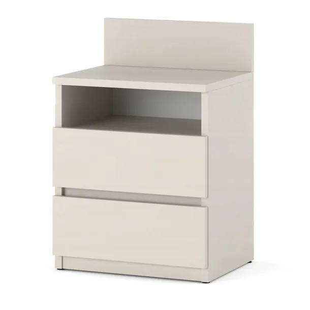 SZAFKA NOCNA Kaszmir STOLIK NOCNY 40CM 2 Szuflady Do Sypialni 40x32x59 cm