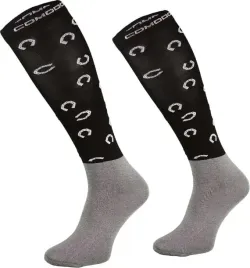skarpetki-jezdzieckie-mondo-calza-horseshoe-microfibre-czarne-biale-s-35-38