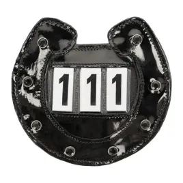 numerki-startowe-qhp-horseshoe-podkowa-czarne