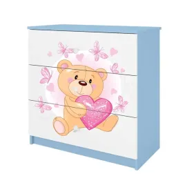 komoda-babydreams-niebieska-mis-motylki-3-szuflady-dziecieca-bajkowa