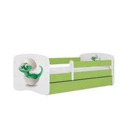 lozko-babydreams-zielone-maly-dino-z-szuflada-materac-kokos-140-70