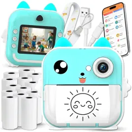 aparat-natychmiastowy-cyfrowy-dla-dzieci-drukus-mini-drukarka-13-rolek