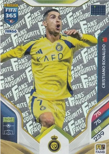 FIFA 365 2026 FANS FAVOURITE FAN66 CRISTIANO RONALDO AL-NASSR karty