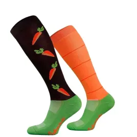 skarpetki-jezdzieckie-mondo-calza-carrot-podkoniowki-brazowe-pomaranczowe-s