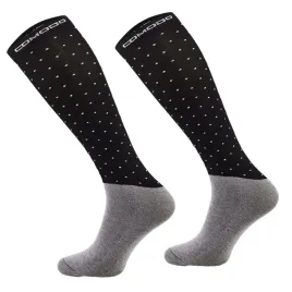 skarpetki-jezdzieckie-mondo-calza-dots-microfibre-czarne-biale-s-35-38