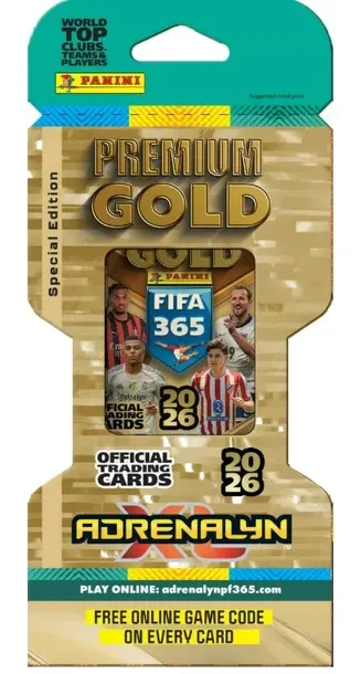 PANINI FIFA 365 2026 BLISTER GOLD Saszetka ZŁOTA Limited Premium