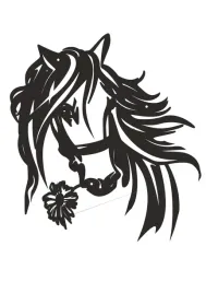 ozdoba-scienna-metalowa-decormetal-horse-with-flower-30cm