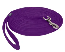 lonza-dla-konia-qhp-lunge-miekka-8m-fioletowa