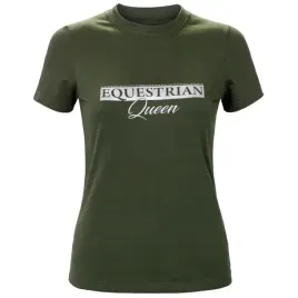 koszulka-damska-z-krotkim-rekawem-equestrian-queen-jade-24ss-oliwkowa-xs