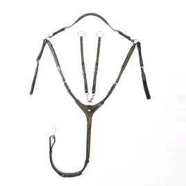 napiersnik-dla-konia-kavalkade-diandro-z-wytokiem-3-punktowy-brazowy-full