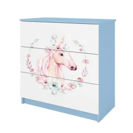 komoda-babydreams-niebieska-konik-3-szuflady-dziecieca-nowoczesna