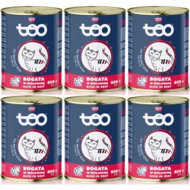 karma-mokra-dla-kota-teo-bogata-w-wolowine-6x850g