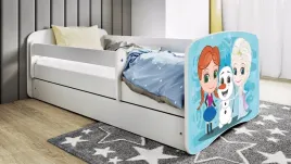 lozko-babydreams-biale-kraina-lodu-z-szuflada-materac-lateks-180-80