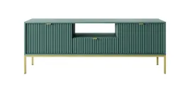 nowoczesna-szafka-rtv-butelkowa-zielen-ze-zlotym-stelazem-154x39x56-cm-z-sz