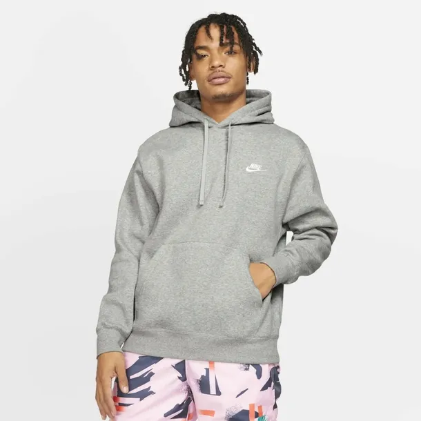 NIKE SPORTSWEAR Club Fleece Bluza męska szara z kapturem ciepła modna r XL