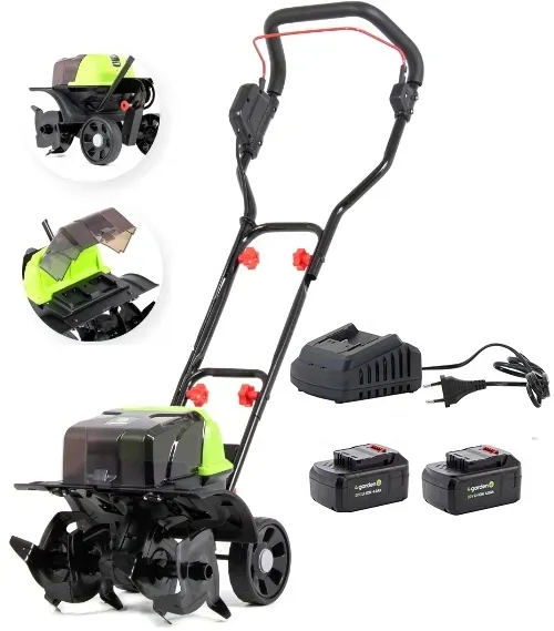 4GARDEN GLEBOGRYZARKA AKUMULATOROWA 40V ZESTAW 2x20V 4.0Ah 36cm