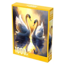 zabawka-puzzle-1000-elementow-labedzie-o-zachodzie-slonca-ukladanka